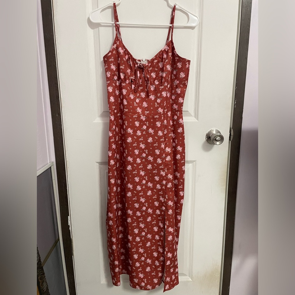 Floral Brown-ish Dress